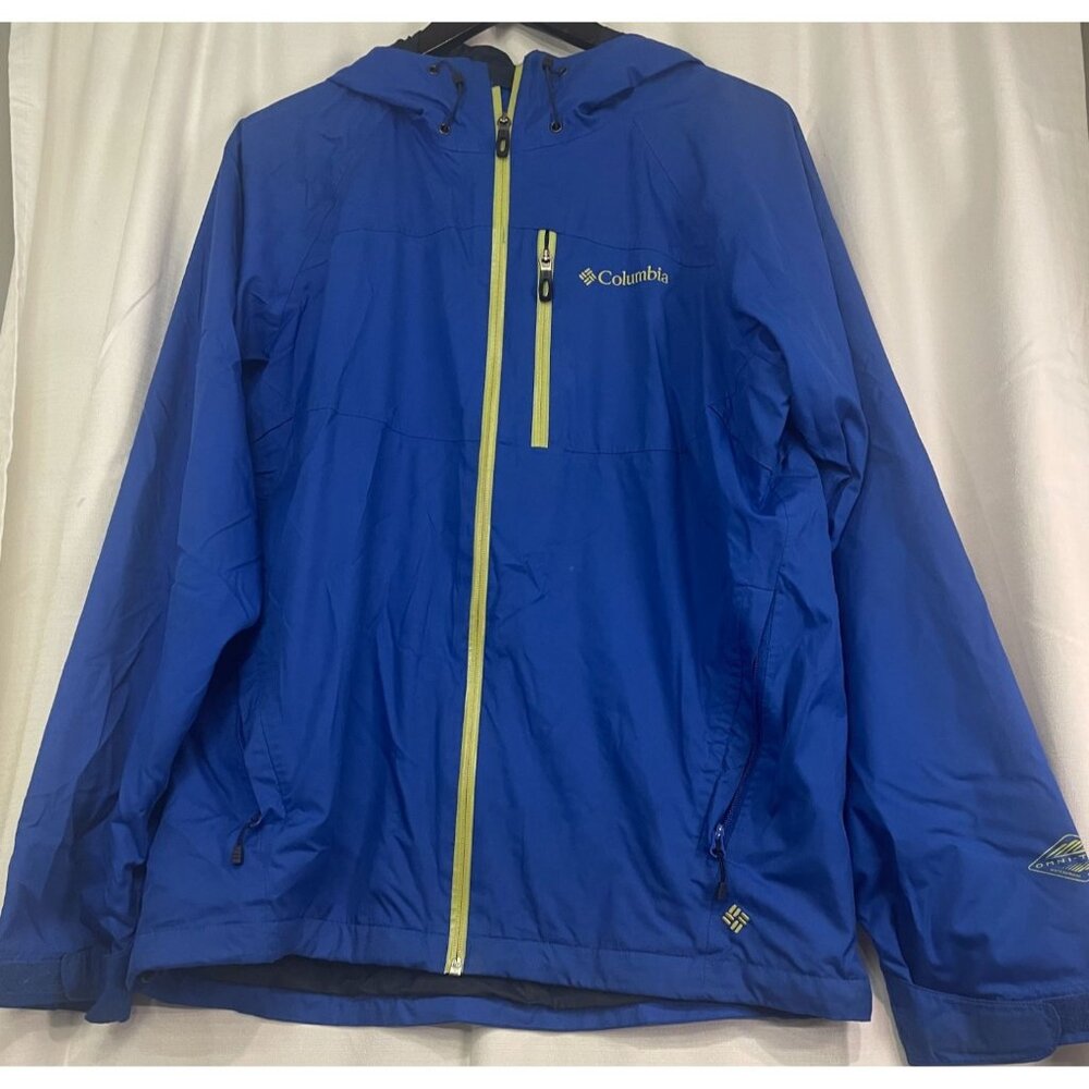 JA7058- Columbia Omni‑Tech Waterproof Jacket Men’s Medium